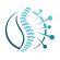 Acupuncture logo design vector. Alternative therapy sign, Chinese medicine and wellness icon concept illustration